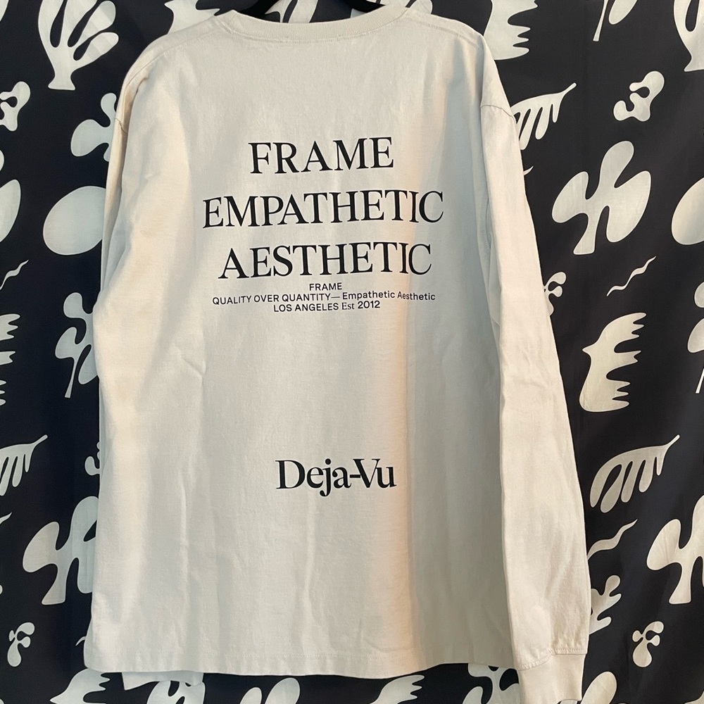FRAME Graphic Long Sleeve Tee XL